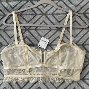 Free People lace bustier